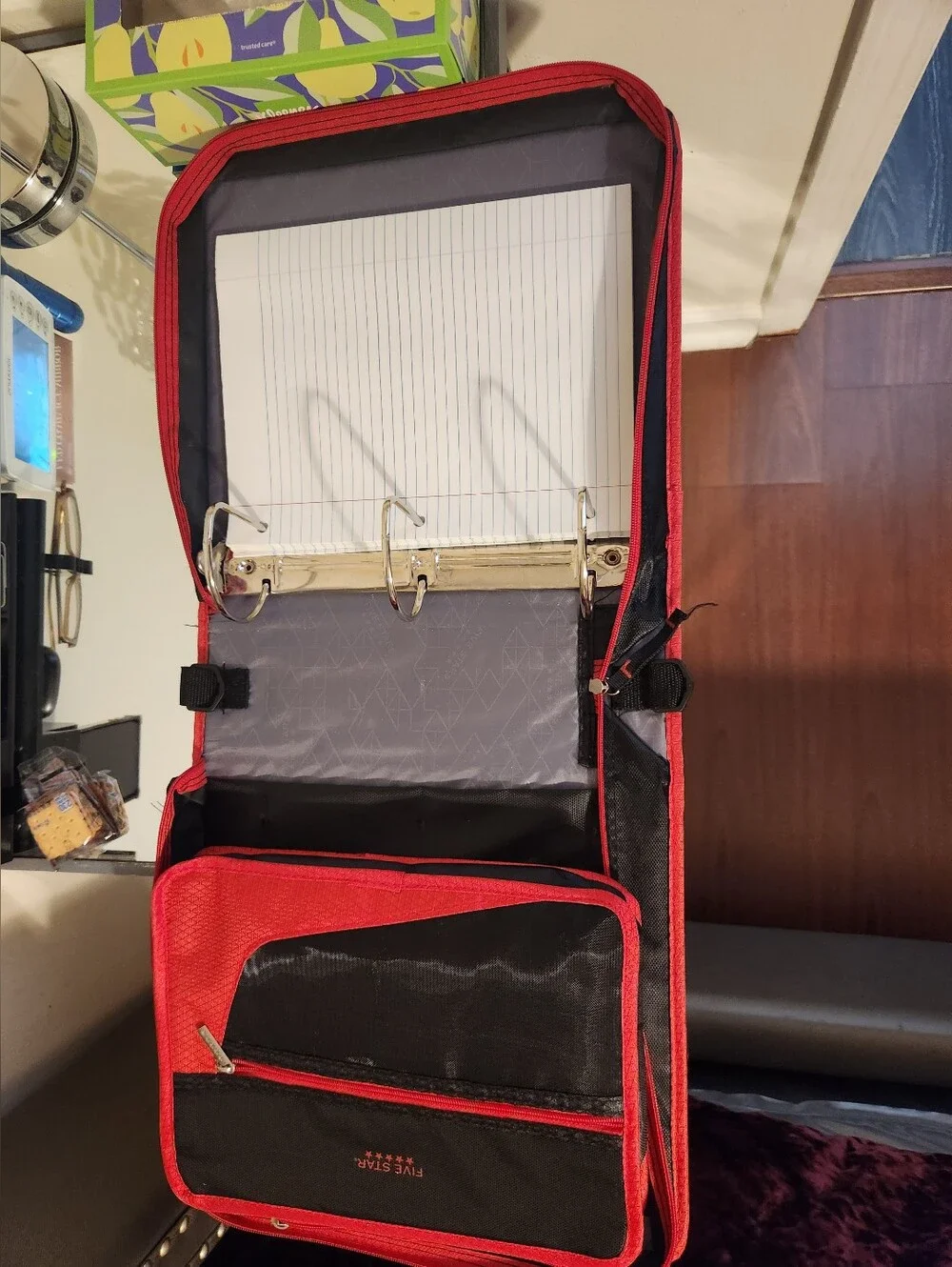 Five Star Black Trapper Keeper